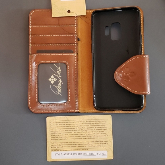 patricia nash lioni phone wallet for Samsung 9 - Picture 2 of 6